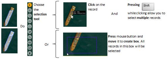 Select record